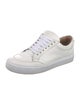 Burberry House Check Pattern Leather Sneakers