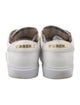 Burberry House Check Pattern Leather Sneakers