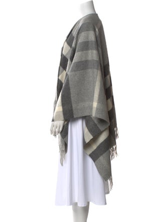 Burberry Cashmere Plaid Print Sweater