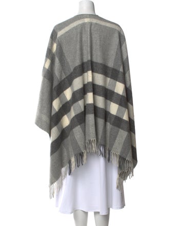 Burberry Cashmere Plaid Print Sweater