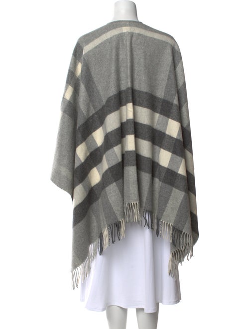 Burberry Cashmere Plaid Print Sweater