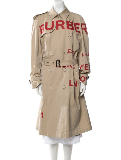 Burberry Graphic Print Trench Coat