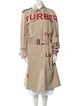Burberry Graphic Print Trench Coat