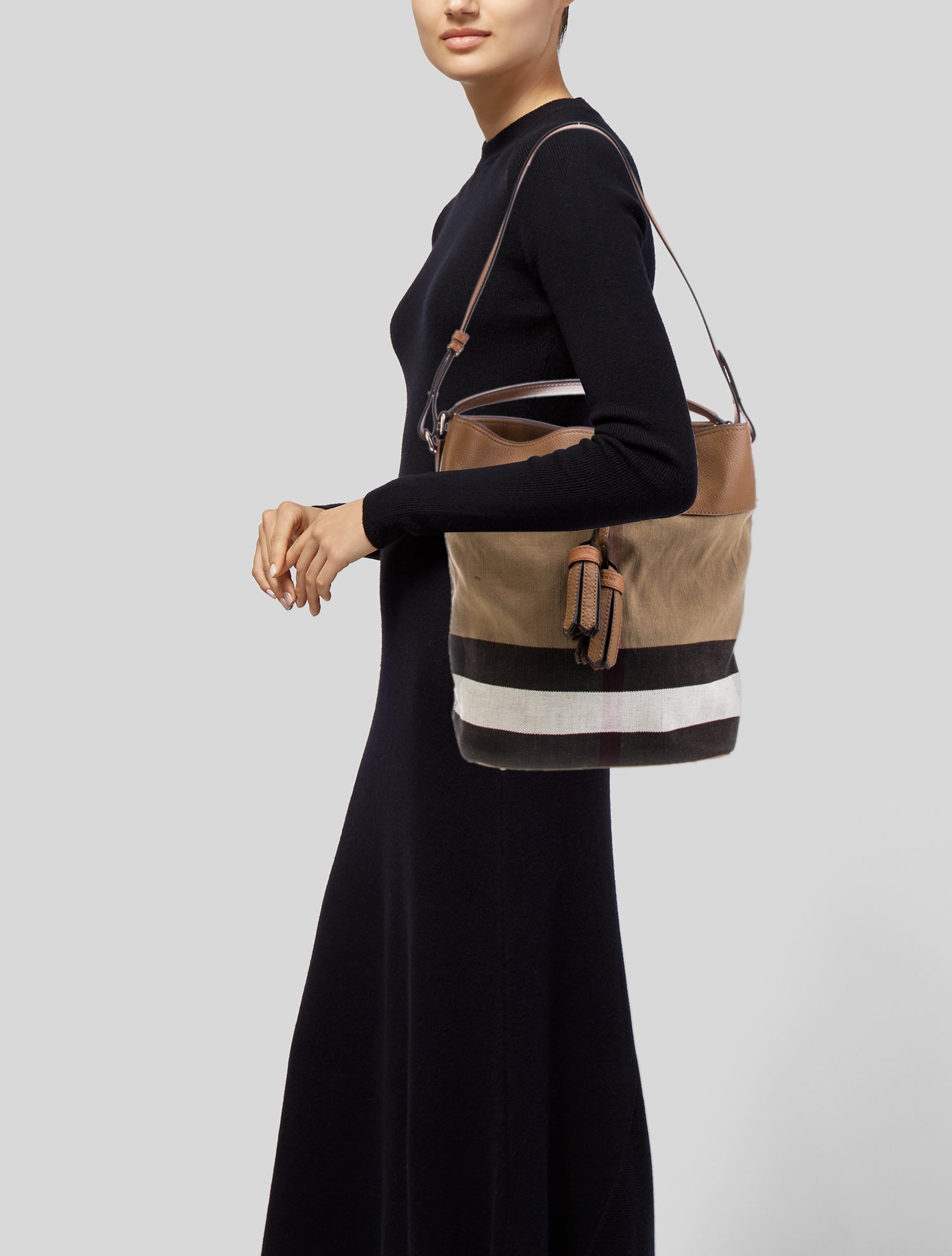 Burberry Mega Check Shoulder Bag