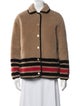 Burberry Wool Striped Coat