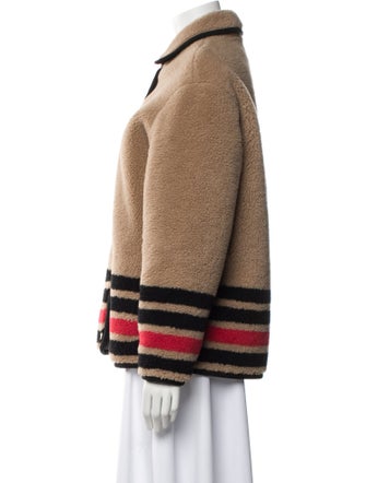 Burberry Wool Striped Coat