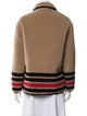 Burberry Wool Striped Coat