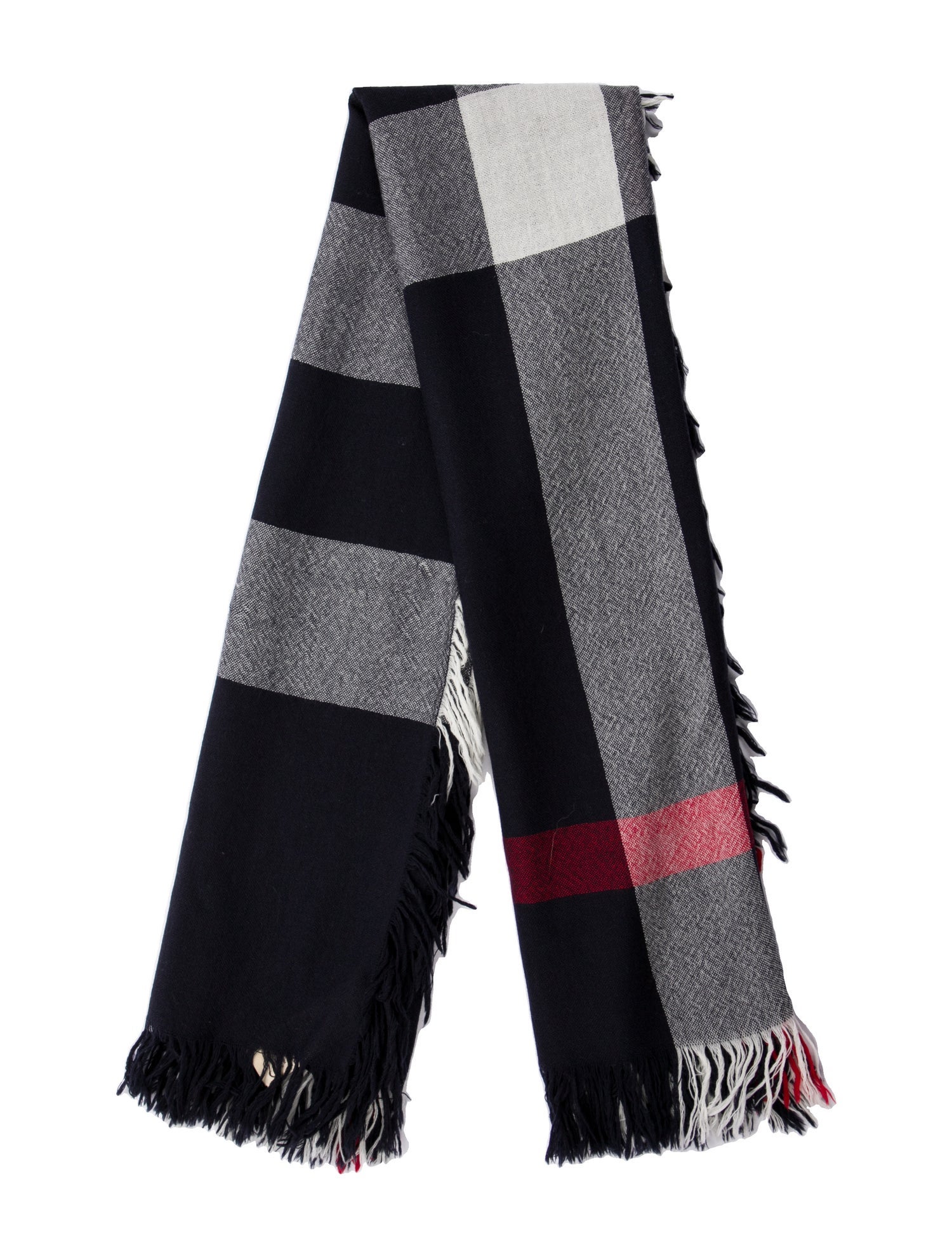 Burberry Wool House Check Pattern Scarf