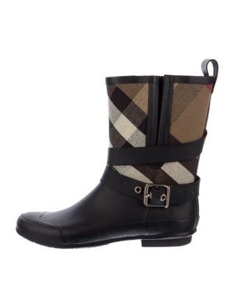 Burberry Rubber Printed Rain Boots