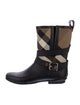 Burberry Rubber Printed Rain Boots