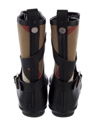 Burberry Rubber Printed Rain Boots