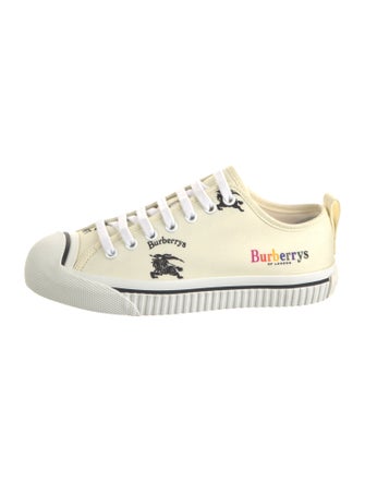 Burberry Canvas Printed Sneakers