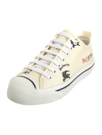 Burberry Canvas Printed Sneakers