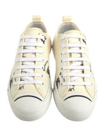 Burberry Canvas Printed Sneakers