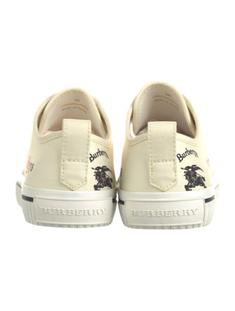 Burberry Canvas Printed Sneakers