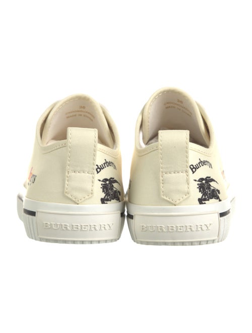 Burberry Canvas Printed Sneakers