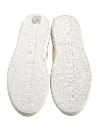 Burberry Canvas Printed Sneakers