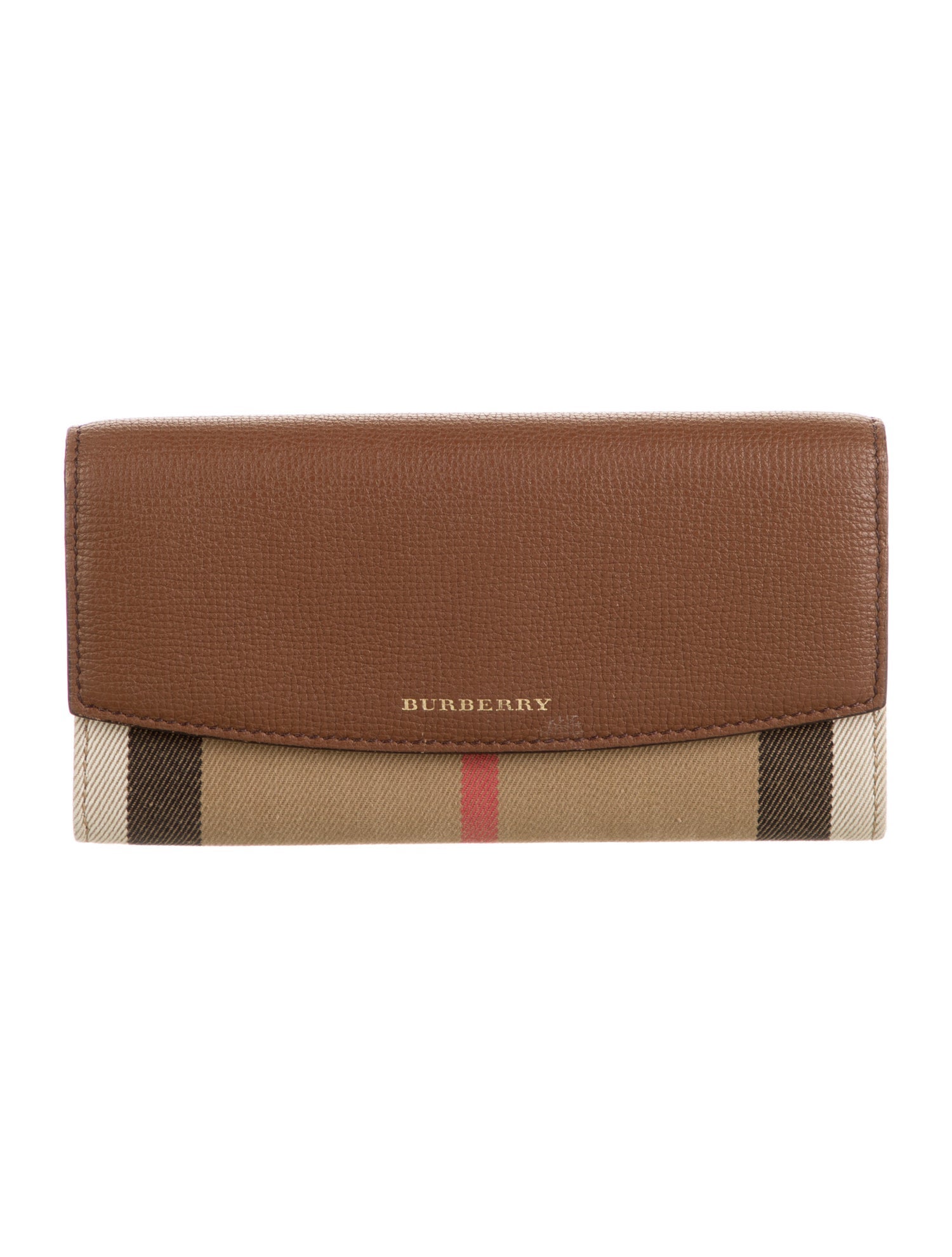 Burberry Henley Wallet On Chain Nova Check Pattern Continental Wallet