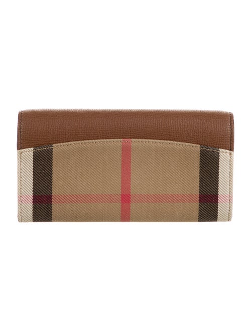 Burberry Henley Wallet On Chain Nova Check Pattern Continental Wallet