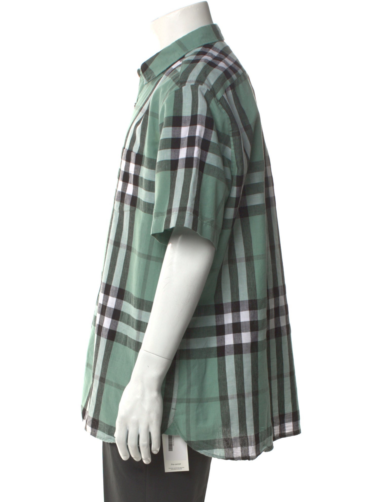 Burberry House Check Pattern Short Sleeve Shirt