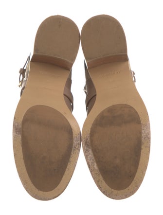 Burberry Nova Check Pattern Leather Chelsea Boots