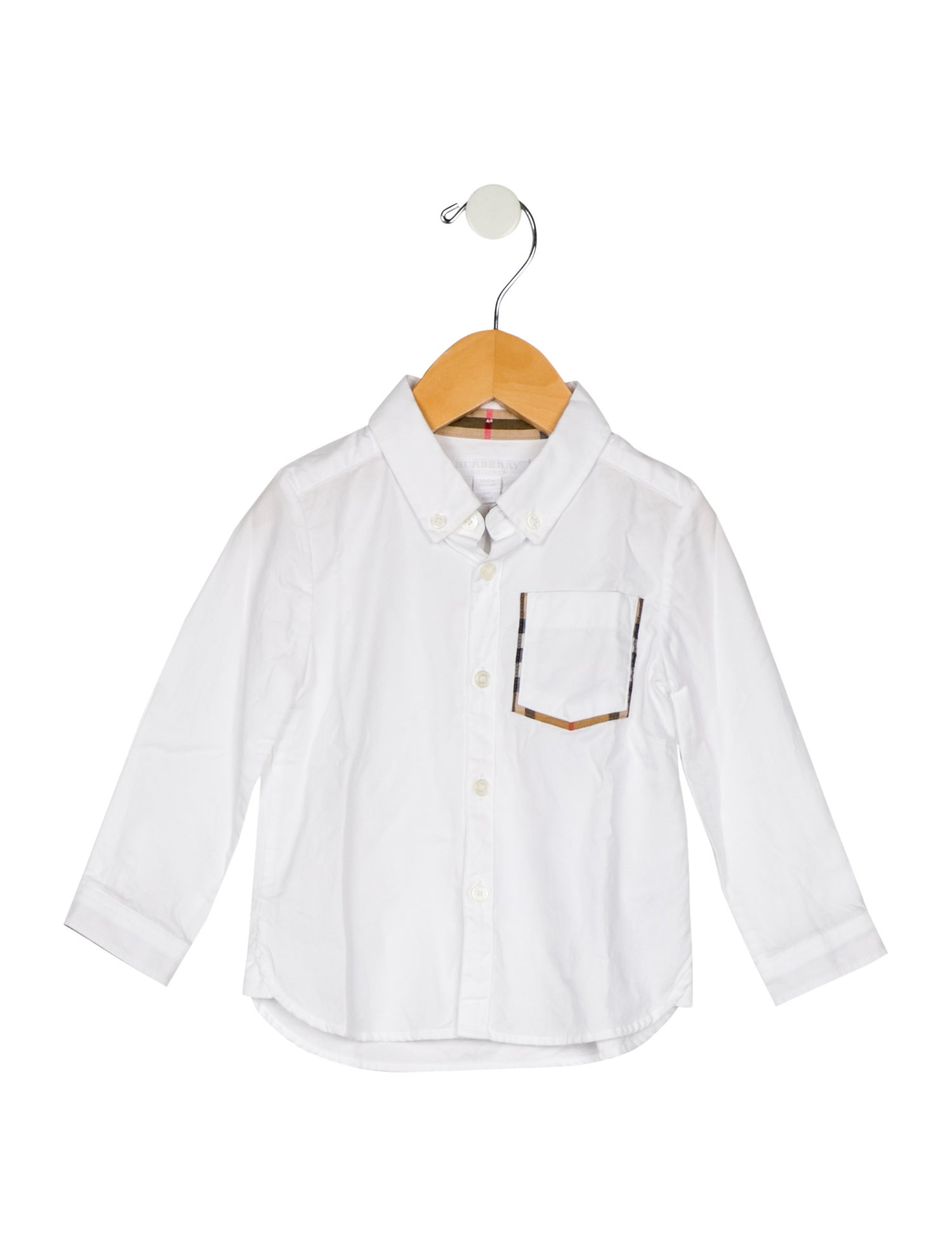 Burberry Infant Boys' Long Sleeve Button Up Shirt