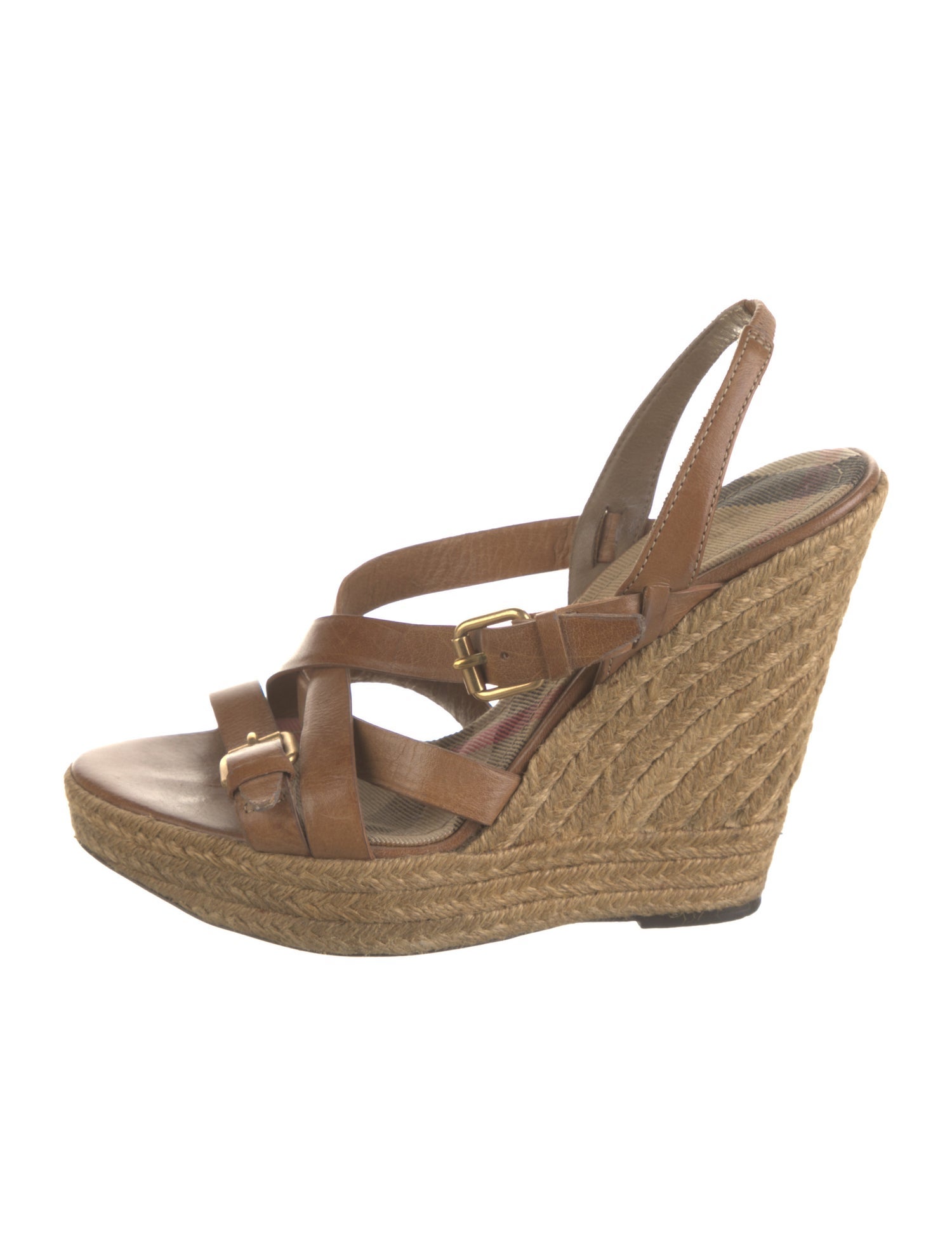 Burberry Leather Espadrilles