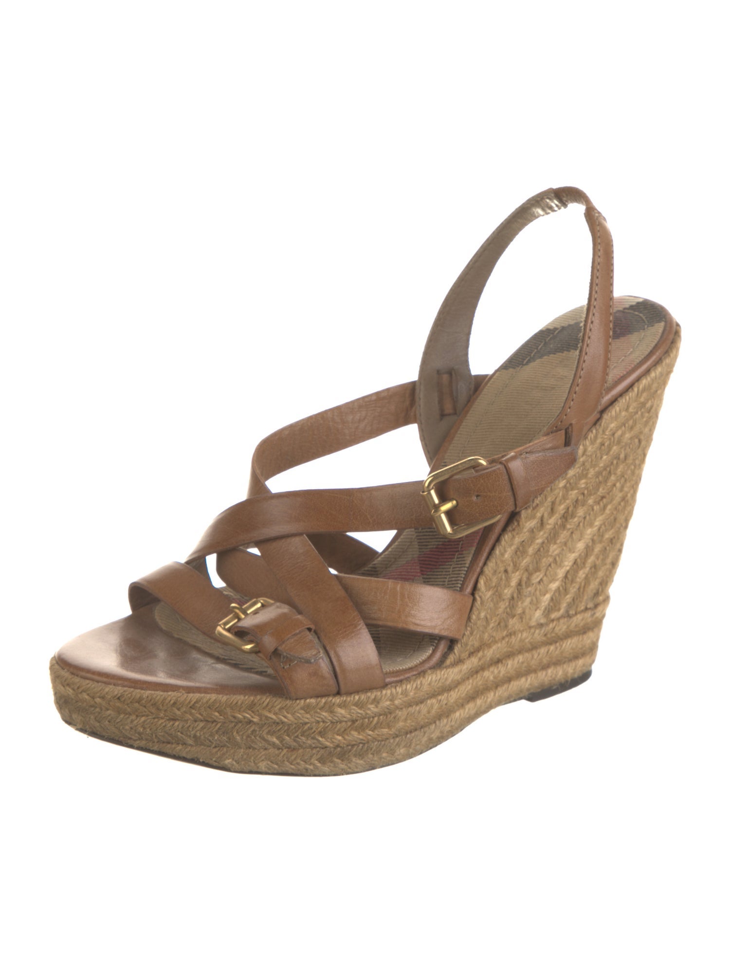 Burberry Leather Espadrilles