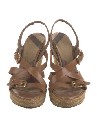 Burberry Leather Espadrilles