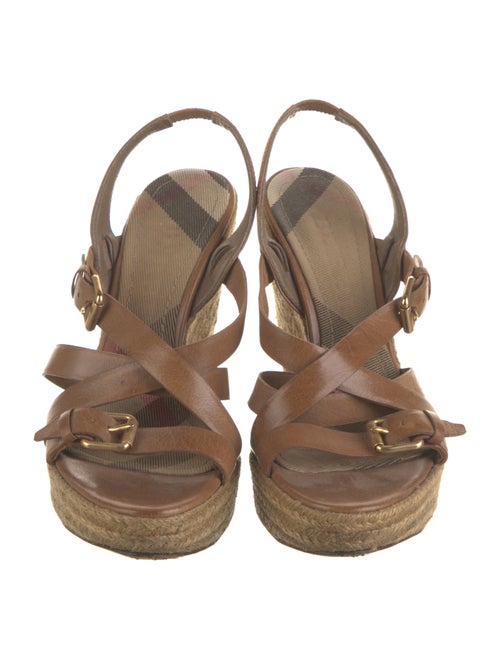 Burberry Leather Espadrilles