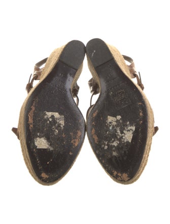 Burberry Leather Espadrilles