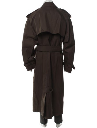 Burberry Nova Check Pattern Trench Coat