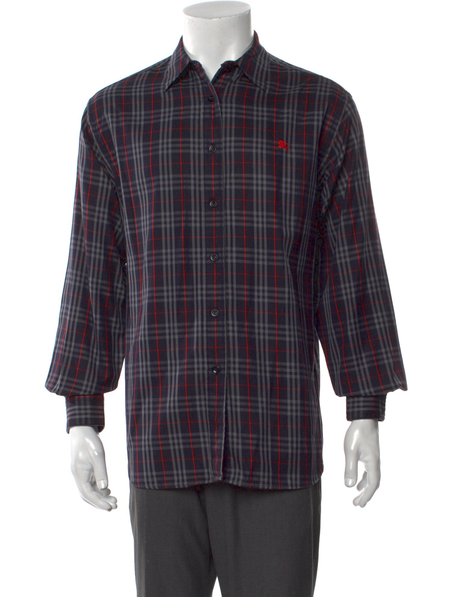 Burberry's Nova Check Pattern Long Sleeve Shirt