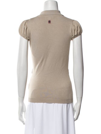 Burberry Silk V-Neck Sweater