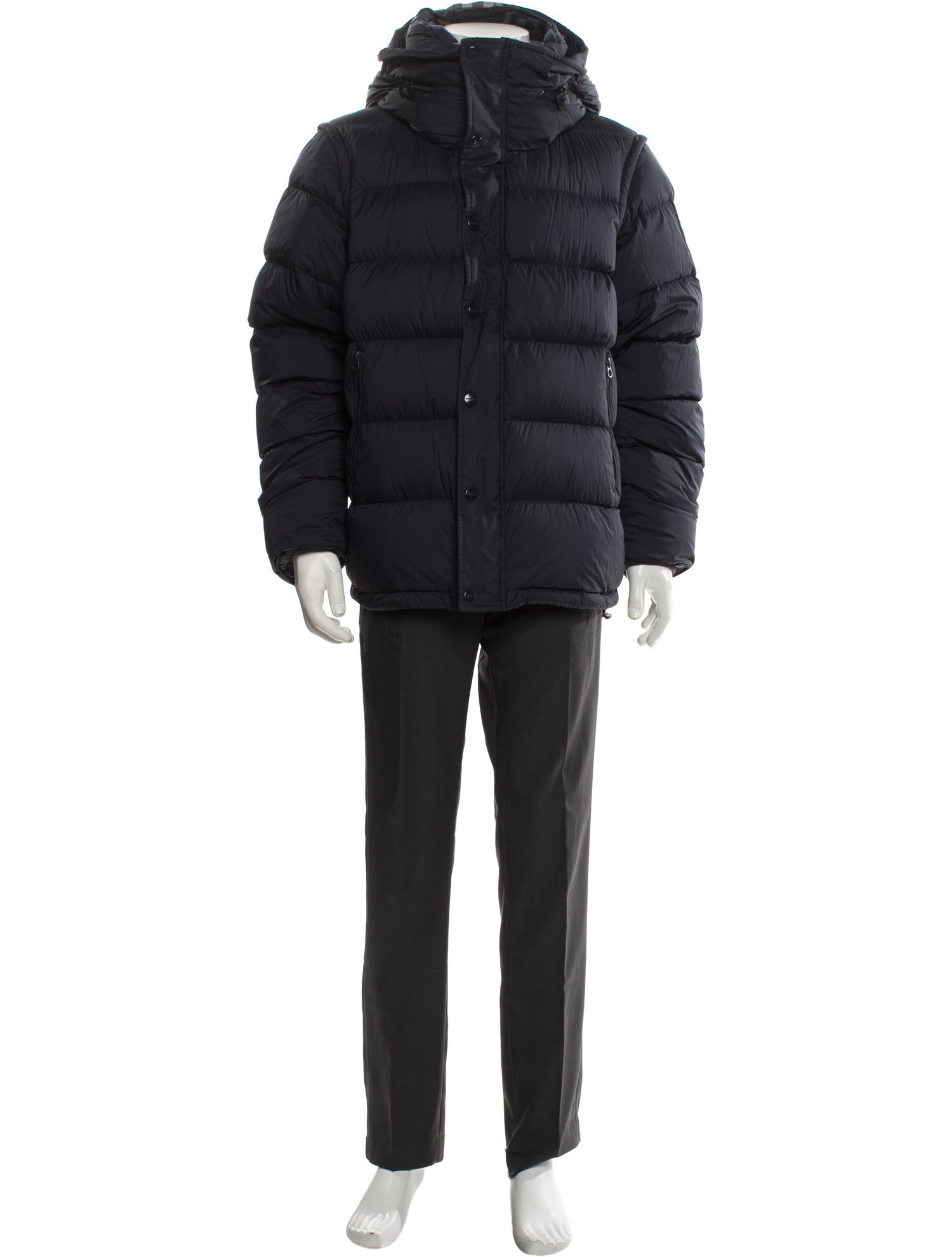 Burberry Abstract Check Puffer Coat