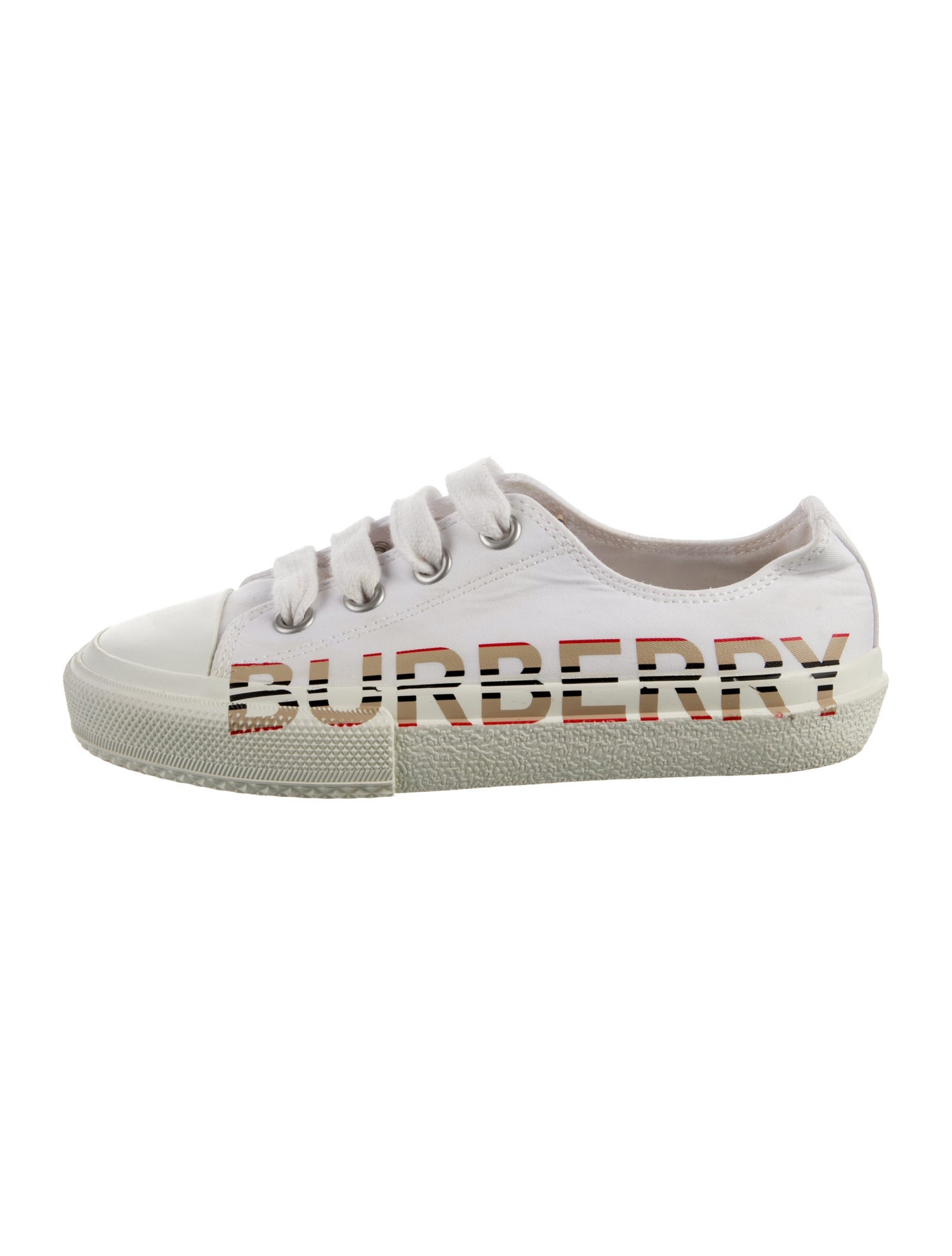 Burberry Logo Print Sneakers