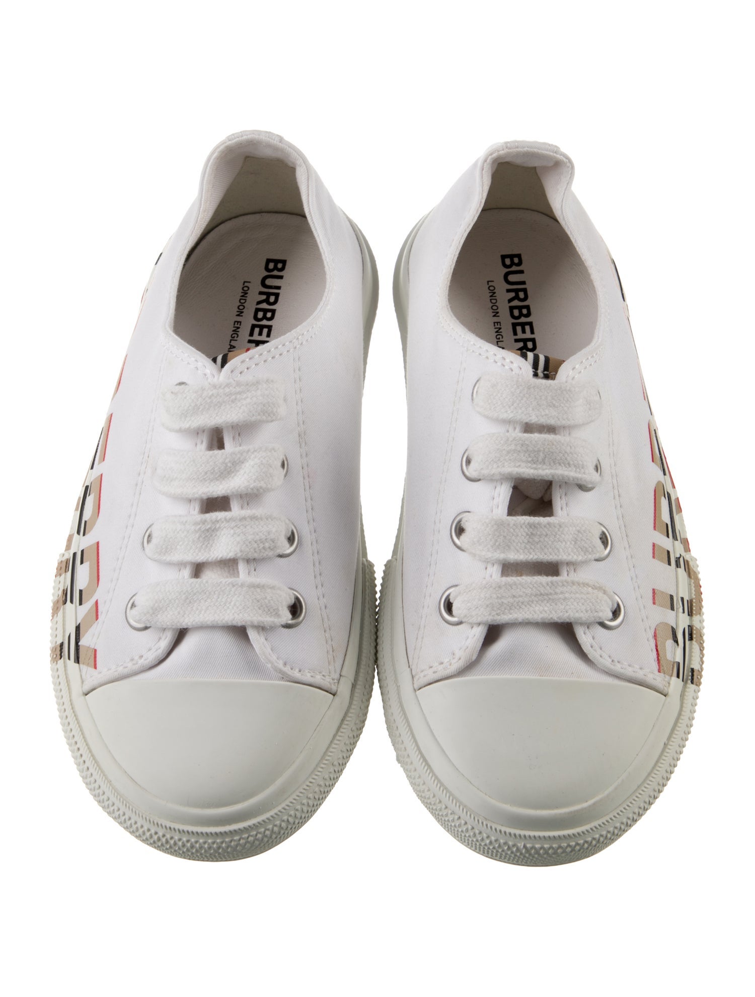 Burberry Logo Print Sneakers