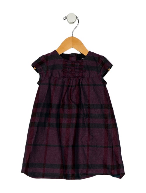 Burberry Infant Girls' Patterned Short Sleeve Dress