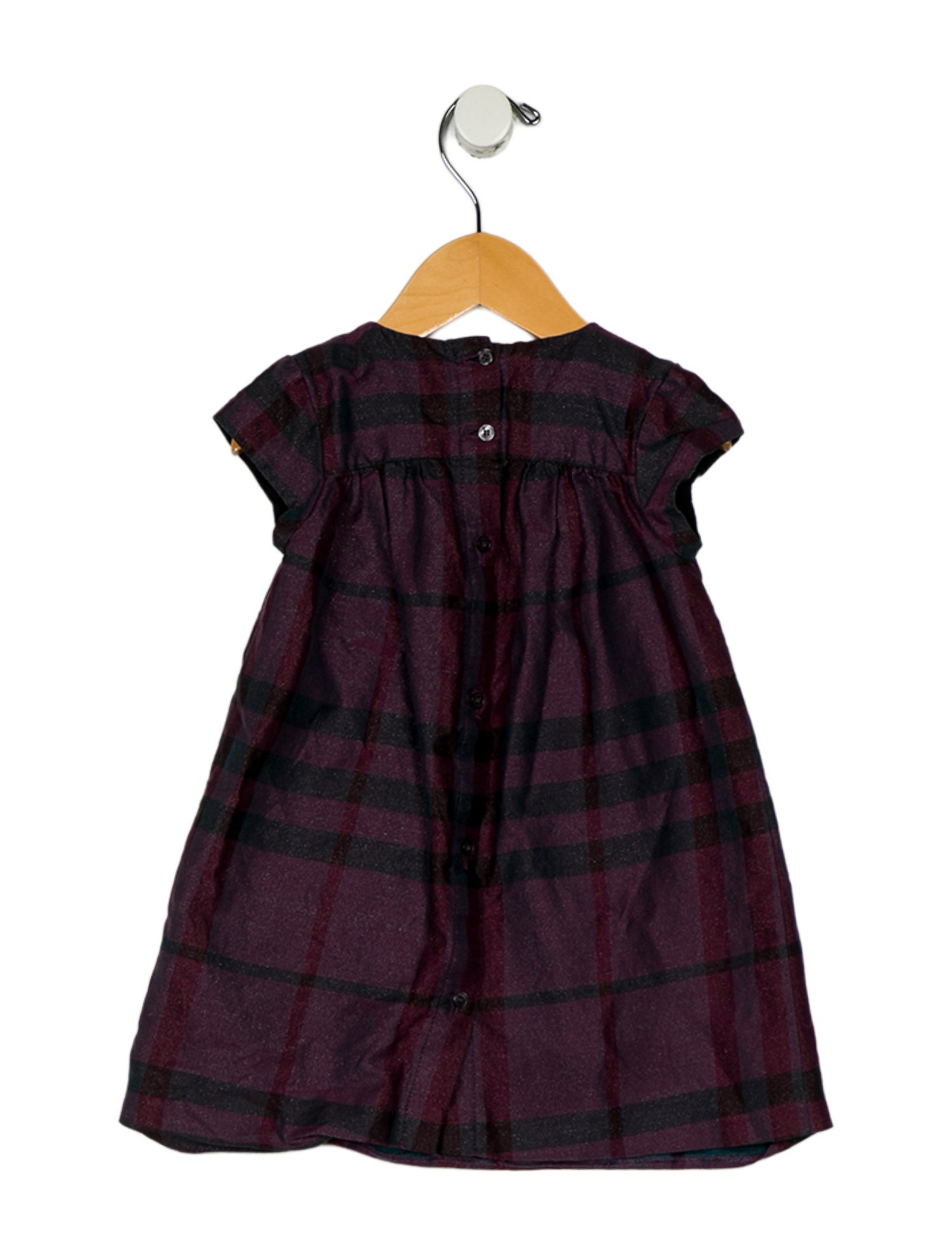 Burberry Infant Girls' Patterned Short Sleeve Dress