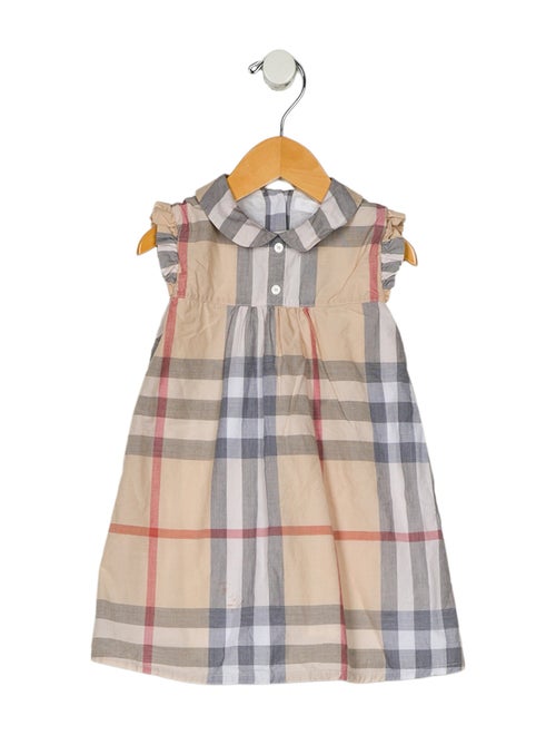 Burberry Infant Girls' Patterned Sleeveless Dress