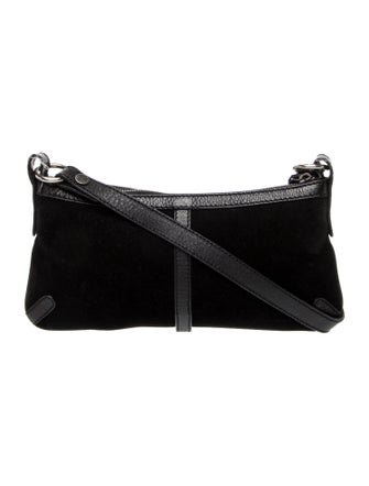Burberry Suede Shoulder Bag