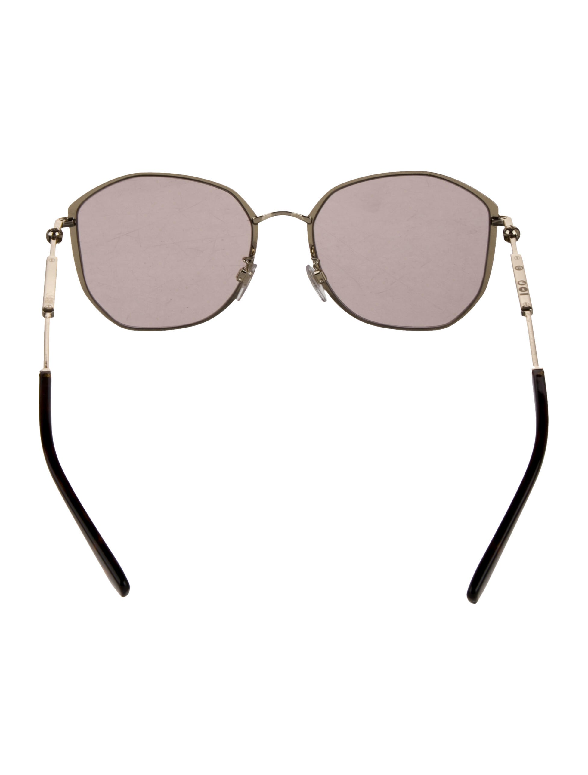 Burberry Aviator Tinted Sunglasses
