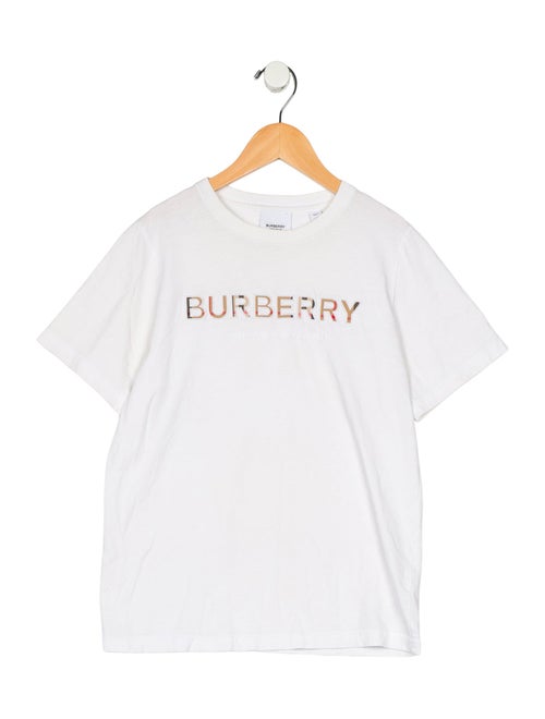 Burberry Boys' Embroidered Short Sleeve T-Shirt