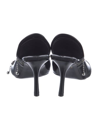 Burberry Patent Leather Slides