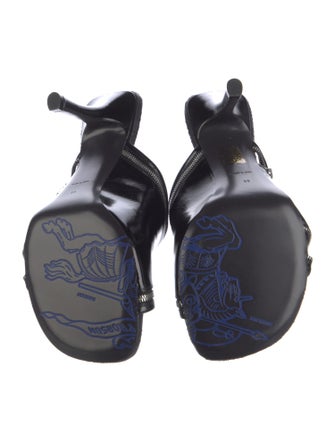 Burberry Patent Leather Slides