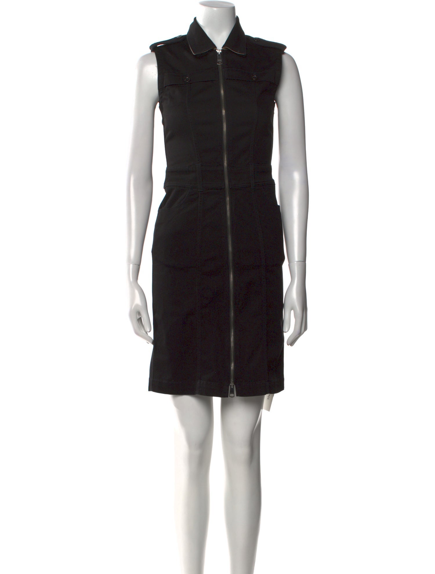 Burberry Brit Mock Neck Mini Dress