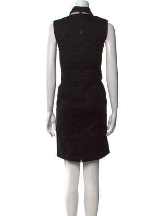 Burberry Brit Mock Neck Mini Dress