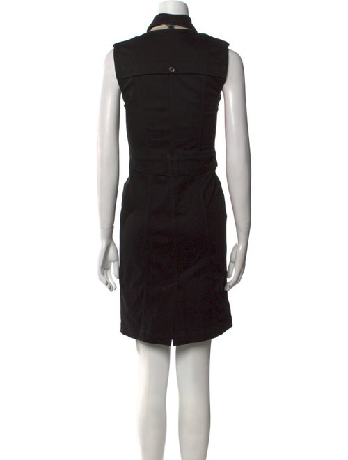 Burberry Brit Mock Neck Mini Dress