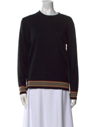 Burberry Merino Wool Crew Neck Sweatshirt