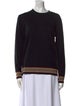 Burberry Merino Wool Crew Neck Sweatshirt